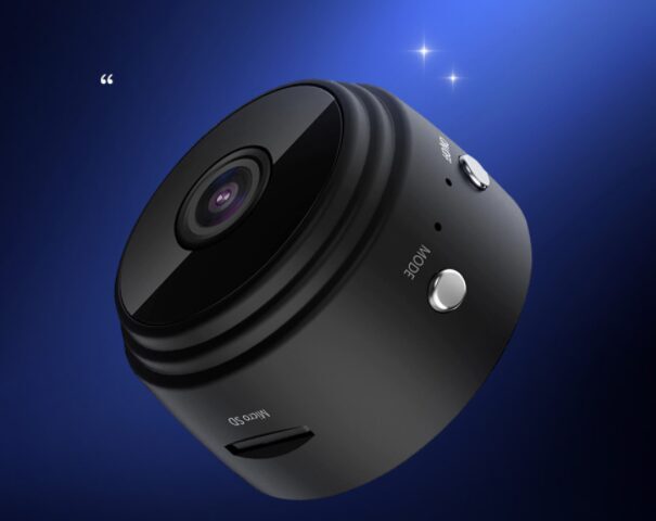 Bezvadu WI-FI kamera ar akumulatoru, MINI, ar magnētu un ieraksta funkciju, nakts redzamība