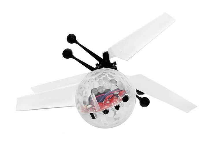 Lidojošā disko bumba ar LED apgaismojumu - mini helikopteris