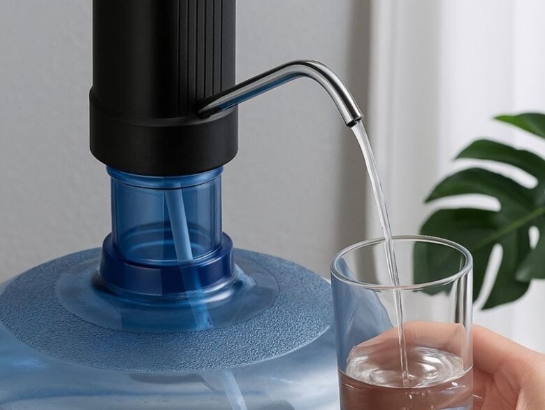 Dzeramā ūdens pumpis, elektriskais ūdens sūknis, uzlādējams dozators 5l un 18,9l venden pudelēm