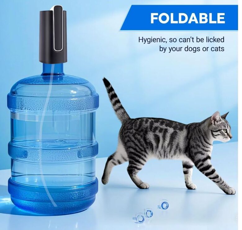 Bezvadu elektriskais ūdens pumpis pudelēm, automātiskais sūknis ar nolokāmu snīpi, dzērienu dozators, uzlādējams