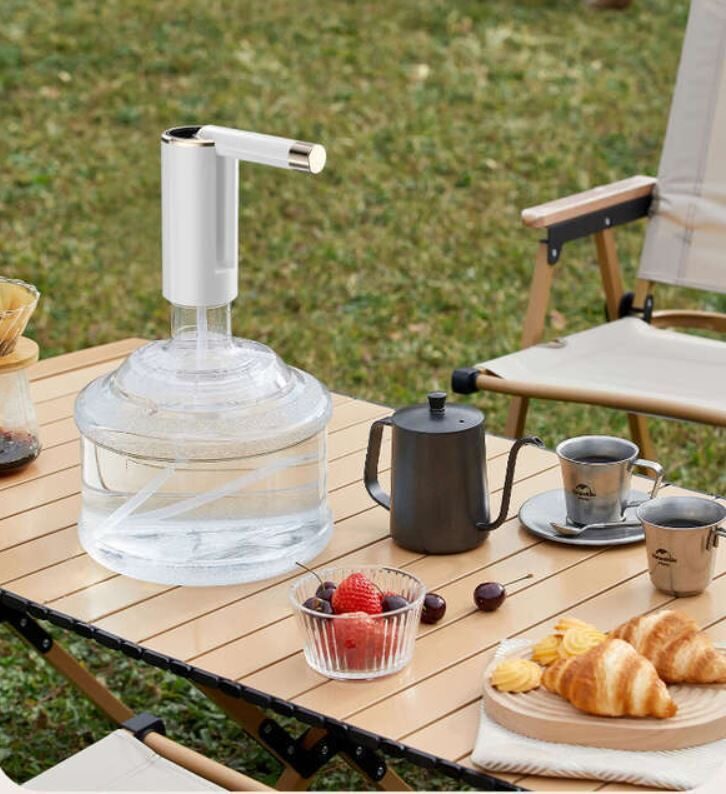 Uzlādējams elektriskais ūdens sūknis 18.9 litru pudelēm, ūdens pumpis ar nolaižamu snīpi, dozators