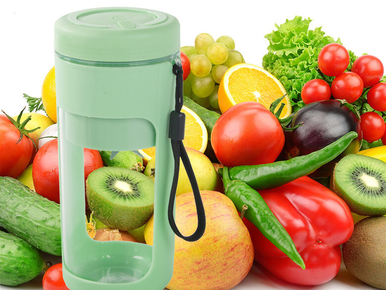 Mini blenderis, pārnēsājams mikseris augļu un ogu smūtijiem, uzlādējams