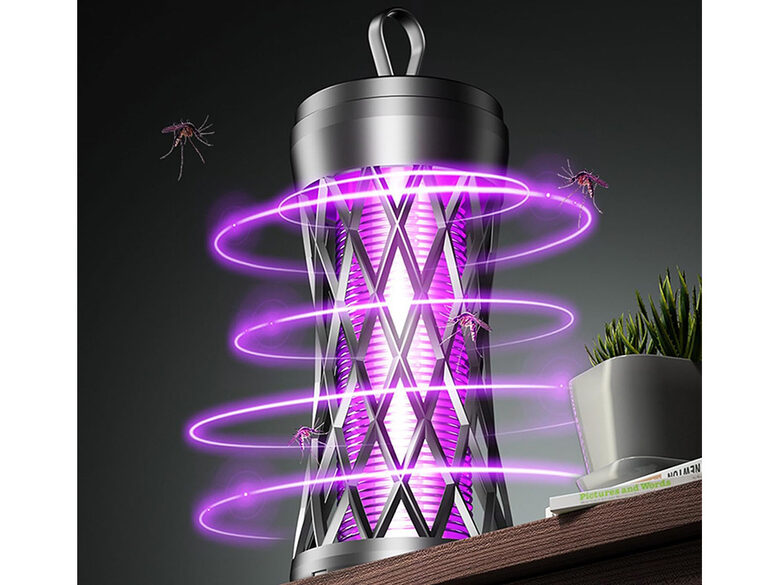 Elektriskās kukaiņu lamatas, insektu slazds, UV lampa pret moskītiem un knišļiem, uzlādējams, 5W