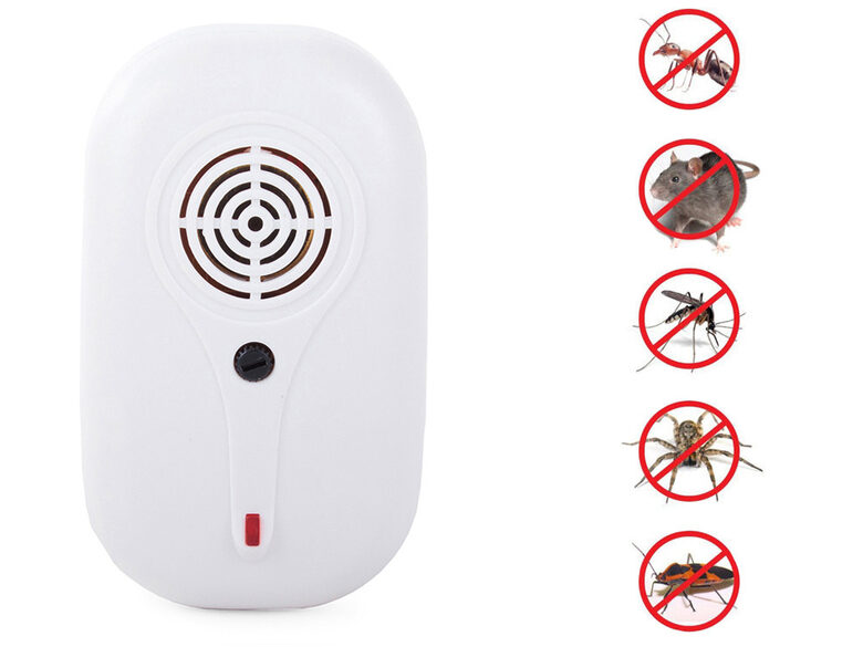 Peļu atbaidītājs, grauzēju, kukaiņu un insektu ultraskaņas atbaidīšanas ierīce, 