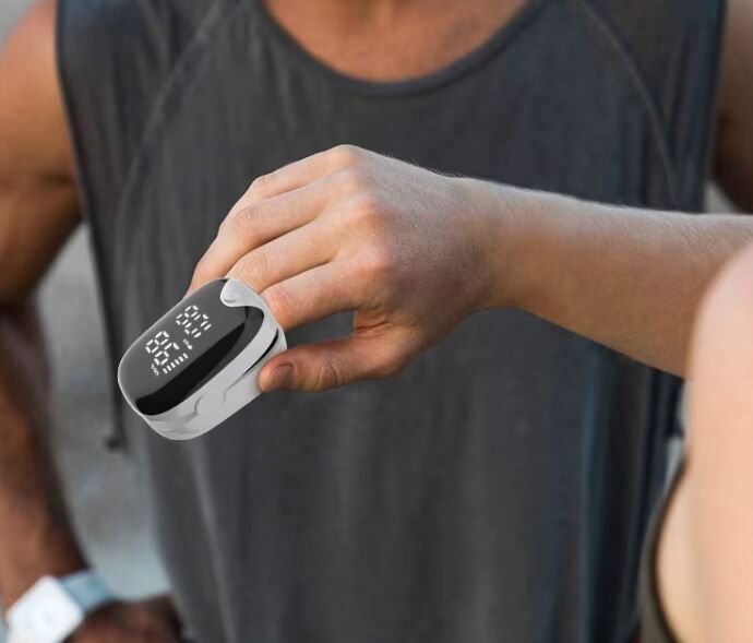 Digitālais Pulsa oksimetrs pirkstam, skābekļa daudzuma mērītājs asinīs un pulsa mērītājs, LCD displejs, SPo2