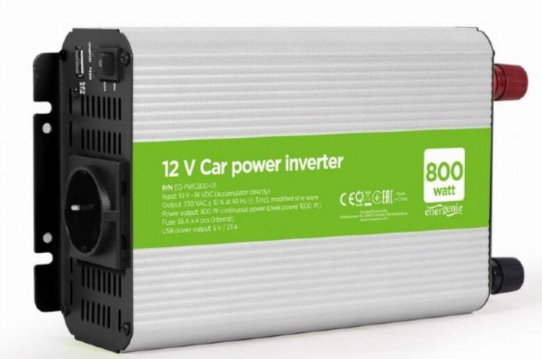 Strāvas pārveidotājs 12V- 220v, Sprieguma invertors 800W
