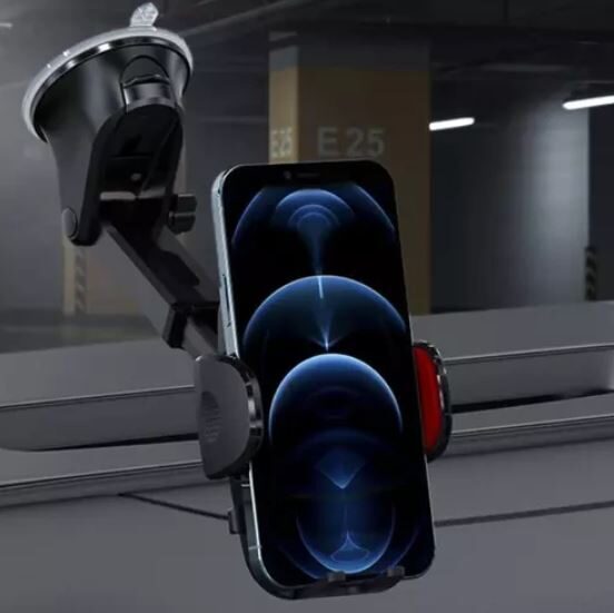 Automašīnas telefona turētājs, auto 360 ° rotācija, regulējams slīpuma leņķis