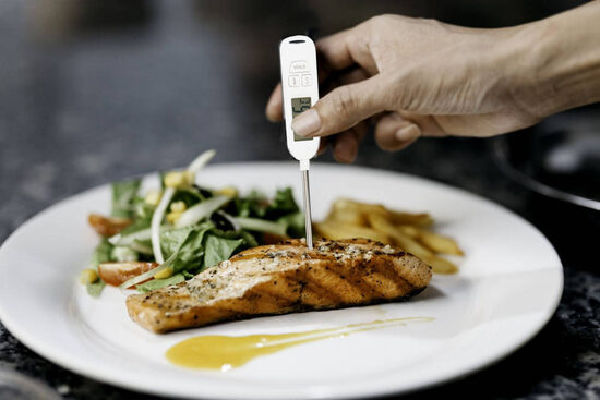 Digitālais pārtikas LCD termometrs ar zondi gaļas cepšanai un ēdienu pagatavošanai, -50°C līdz +300°C