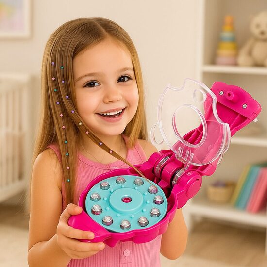 Maģiskās matu dimantu uzlīmes meitenēm, skaists dekors bērnu svētkiem vai pasākumiem