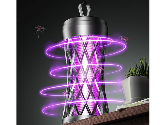 Elektriskās kukaiņu lamatas, insektu slazds, UV lampa pret moskītiem un knišļiem, uzlādējams, 5W