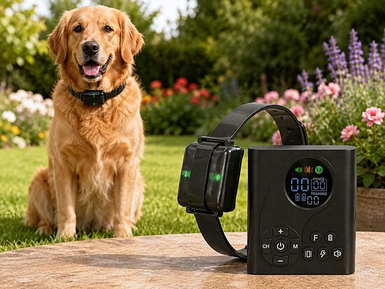 Bezvadu radiosēta suņiem + dresūras sistēma suņu apmācībai, elektroniskais žogs, 200m distance