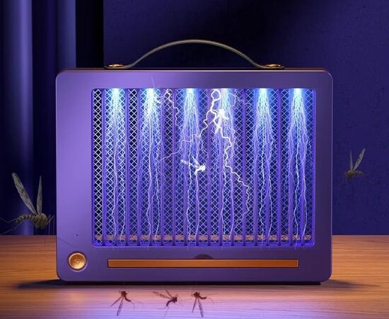 Insektu slazds, pārnēsājama UV lampa kukaiņu nogalināšanai ar akumulatoru, 26 x 20 x 3,5cm, 3W