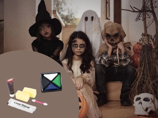 Viltus brūce ar mākslīgajām asinīm, Helovīna grima komplekts, Mākslīgā rēta