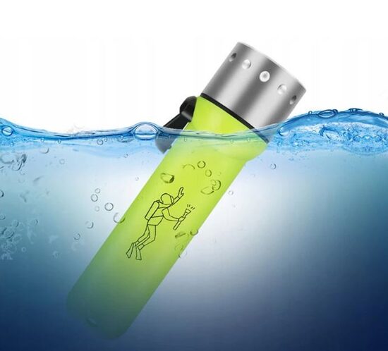 Zemūdens lukturis, daivingam un niršanai, LED CREE Q3, 3W, 50m