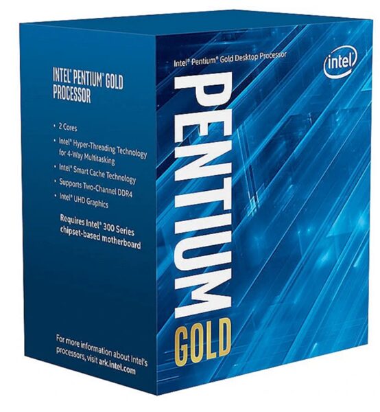 Procesors CPU INTEL Pentium, G6405 4100 MHz, Cores 2, 4MB Socket LGA1200, 58 Watts GPU UHD 610