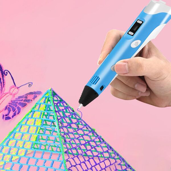 3D printer pildspalva bērniem + uzpildes materiāls 3 krāsas