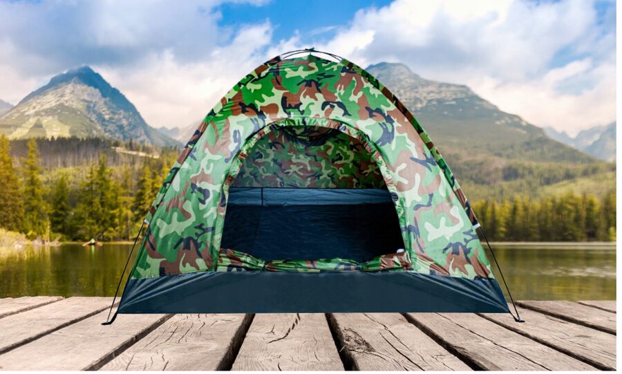 Telts 2-4 personām, ''army survival'', lietus un vēja izturīga, 190 x 190 x 125 cm