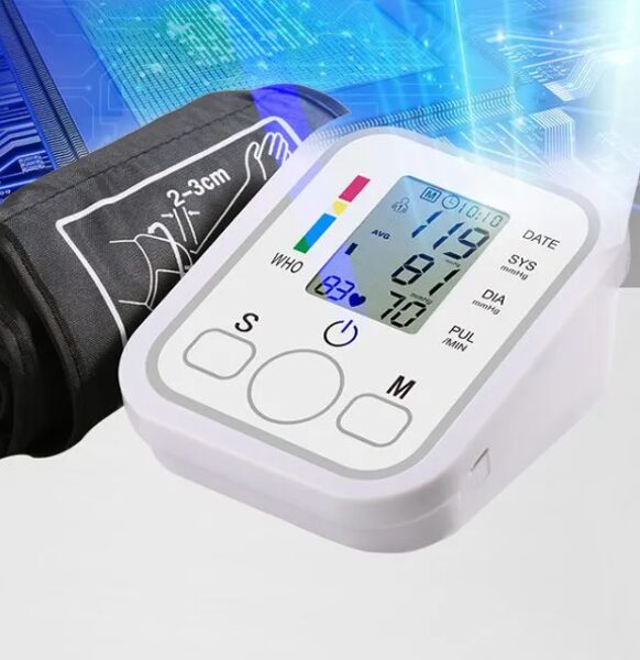 Digitālais asinsspiediena mērītājs, tonometrs ar manšeti, augšdelmam