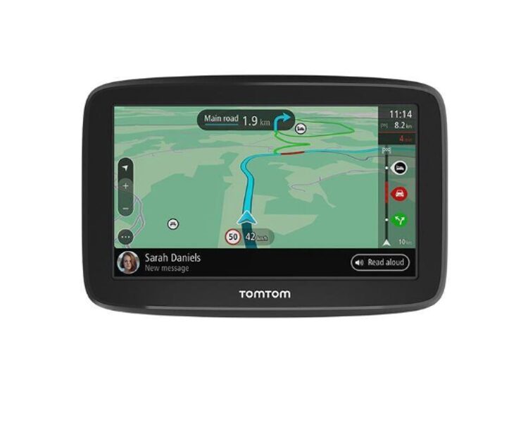 Automašīnas GPS navigācijas sistēma ar 5' lielu ekrānu, bluetooth, Wi-Fi, TomTom, ''Go Classic''