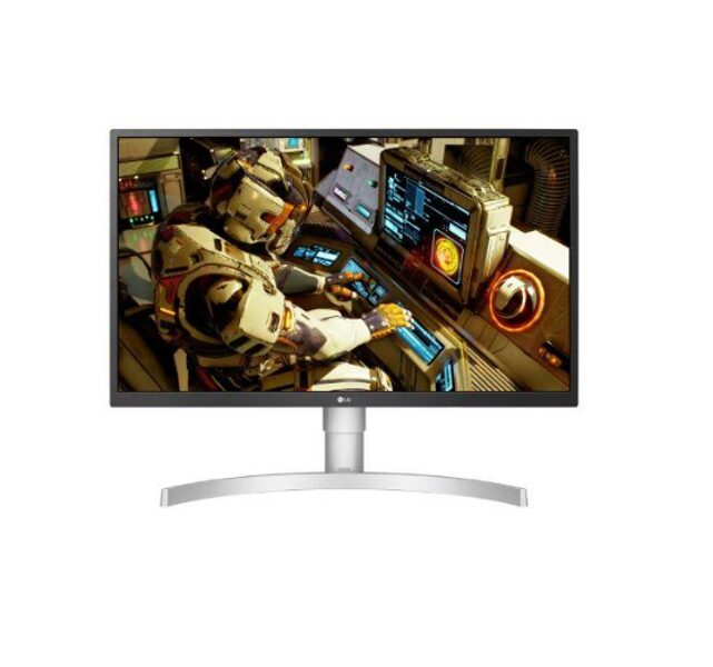 LCD monitors LG 27UL550P-W, ekrāna izmērs 27", 4K 3840x2160, 16:9, 60Hz, Matēts displejs, 5 ms, regulējams augstums un slīpums, baltā krāsā