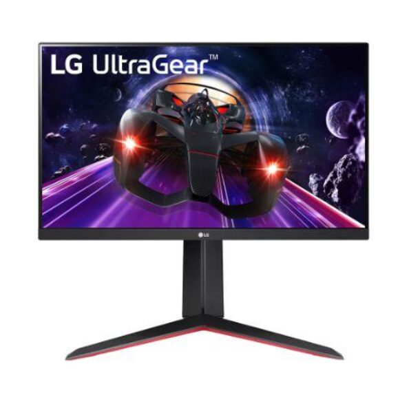 LCD monitors LG datorspēlēm, ekrāna izmērs 23,8", 1920x1080, 16:9, 144Hz, matēts ekrāns, regulējams augstums un slīpums, melns
