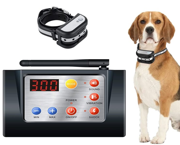 Suņu dresūras siksna + bezvadu WI-FI radiosēta, 1 sunim, uzlādējama un pārnēsājama, 300m (divi vienā)