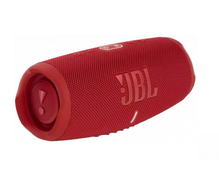 JBL Charge 5 Red, Pārnēsājams skaļrunis - bluetooth tumbiņa 40W Sarkanā krāsā