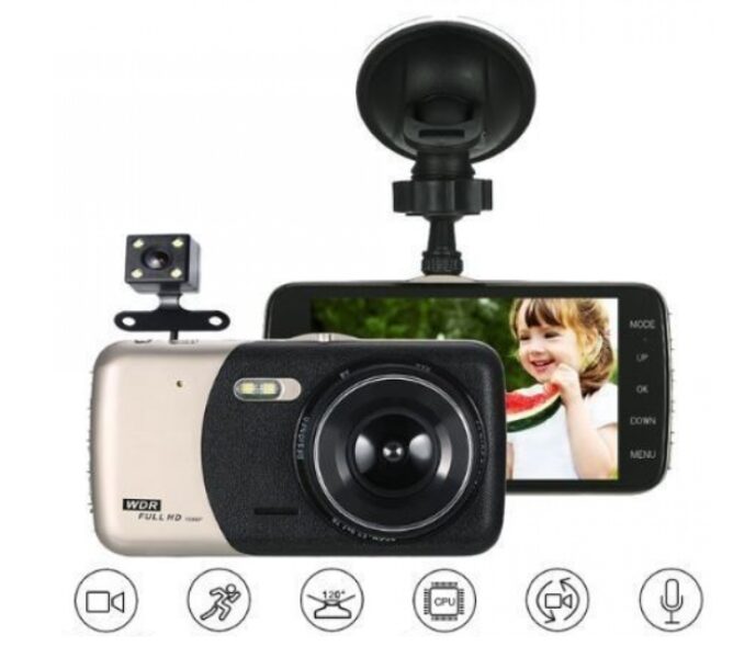 Auto video reģistrators ar atpakaļskata kameru, 503CX 1080P HD, G sensors
