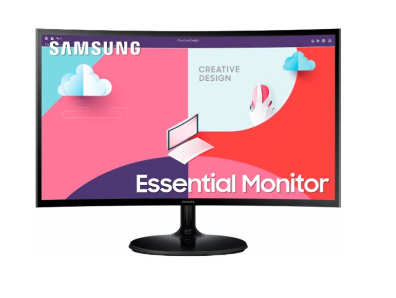 Monitors Samsung LS27C360EAUXEN ar 27'' displeju, 16:9, izliekts, 60 Hz, 4ms