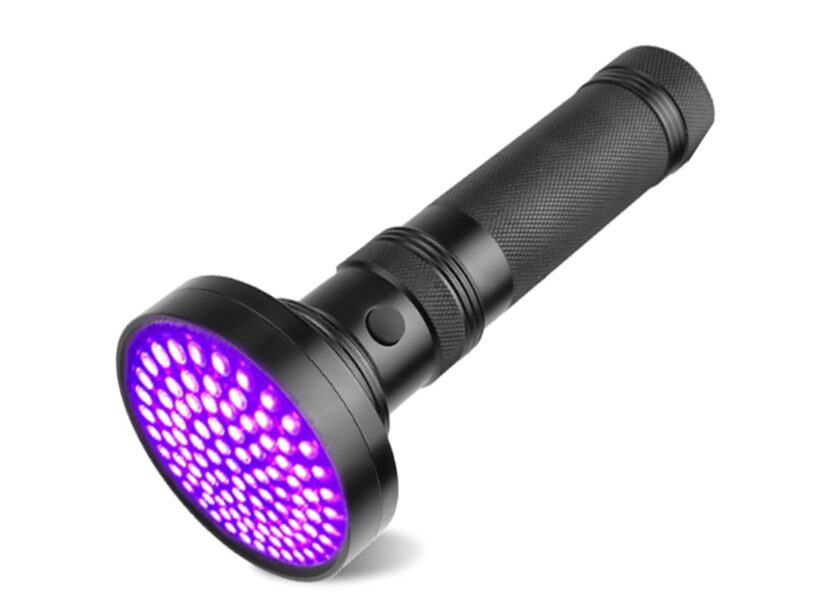 UV ultravioletais lukturis, universāls, 100 LED gaismas diodes, super jaudīgs
